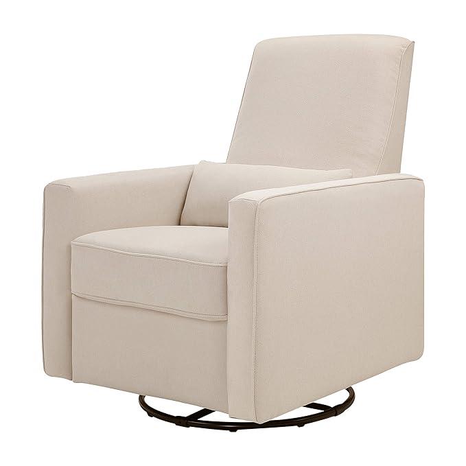 A cream-colored power lift recliner with a built-in massage and heat function, perfect for individuals seeking ultimate relaxation and support.